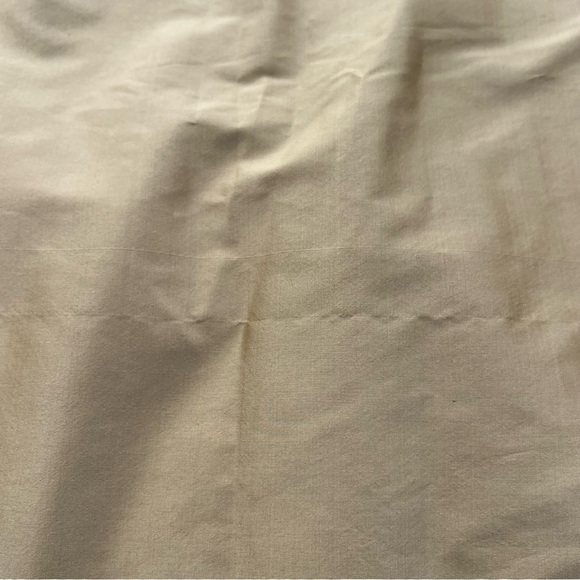 Vintage Talbots Neutral Nude/White Silk Shift Dress Size 8 - Picture 2 of 4